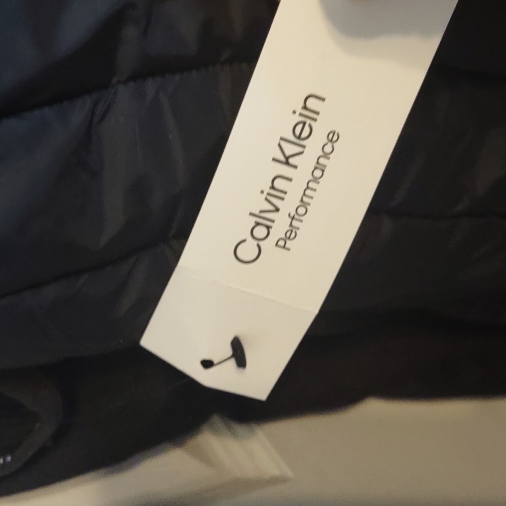Calvin Klein Black performance Quilted Vest Plus Size 1X New - Picture 6 of 11
